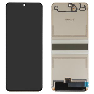 LCD compatible with Samsung F731 Galaxy Z Flip5, black, without frame, High Copy 