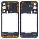 Housing Middle Part compatible with Samsung A256 Galaxy A25, (black)