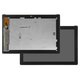 Pantalla LCD puede usarse con Asus ZenPad 10 Z300CNL, ZenPad 10 Z300M, negro, flex amarillo, sin marco, #TV101WXM-NU1/BE-AS010102-V1, BE-AS010102-V2