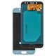 Pantalla LCD puede usarse con Samsung J530 Galaxy J5 (2017), azul claro, con ajuste de brillo, Best copy, sin marco, Copy, (TFT)