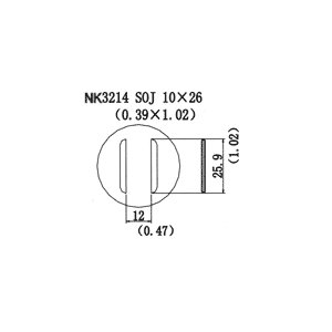 Boquilla para pistola de aire caliente Quick NK3214
