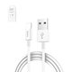 Cable USB Hoco X23, USB tipo-A, Lightning, 100 cm, 2 A, blanco, #6957531072836