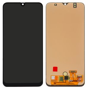Pantalla LCD puede usarse con Samsung A305 Galaxy A30, A505 Galaxy A50, A507 Galaxy A50s, negro, sin marco, High Copy, OLED 