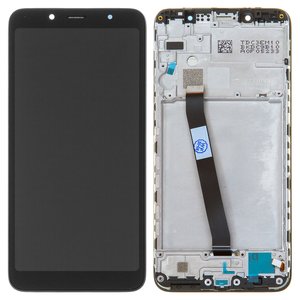 Pantalla LCD puede usarse con Xiaomi Redmi 7A, negro, sin logotipo, con marco, High Copy, MZB7995IN, M1903C3EG, M1903C3EH, M1903C3EI
