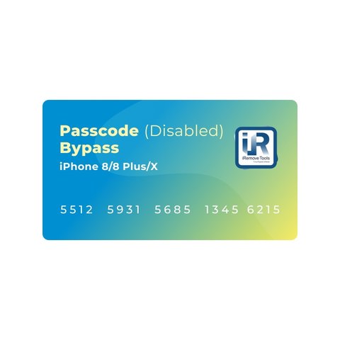 Passcode Disabled  Bypass iPhone 8, 8 Plus, X 