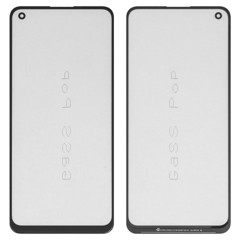 Vidrio de carcasa G+OCA PRO puede usarse con Oppo A74, A94 4G, A94 5G, A95 4G, F19, F19 Pro, F19 Pro Plus 5G, Reno5 Lite, Reno5 Z, con película OCA, negro