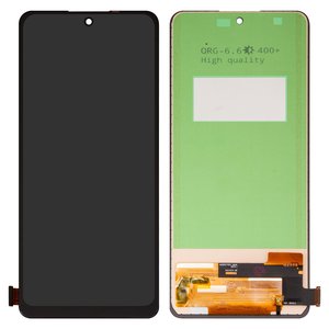 Pantalla LCD puede usarse con Xiaomi Redmi Note 14 4G, Redmi Note 14 5G, negro, sin marco, Copy, TFT , 159.6mm, 24117RN76G, 24117RN76O, 24094RAD4G, global version