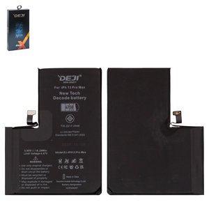 Batería Deji puede usarse con Apple iPhone 13 Pro Max, Li ion, 3.85 V, 4750 mAh, mayor capacidad, sin mensaje de error, decode battery