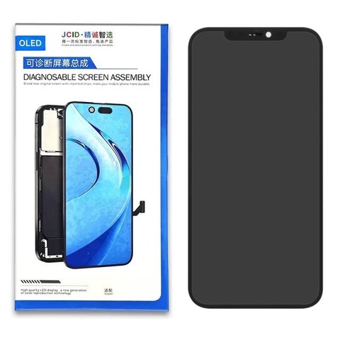 Pantalla LCD puede usarse con iPhone 12 Pro Max, negro, con marco, HC, sin error, OLED  JCID diagnosable