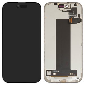 Pantalla LCD puede usarse con iPhone Air, negro, con marco, vidrio reemplazado