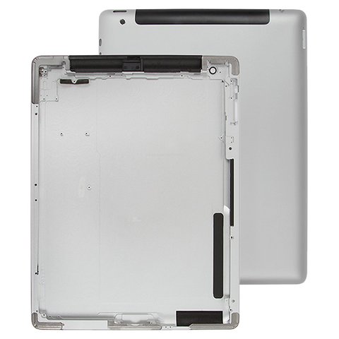 Задняя панель корпуса для Apple iPad 2, серебристая, версия 3G 