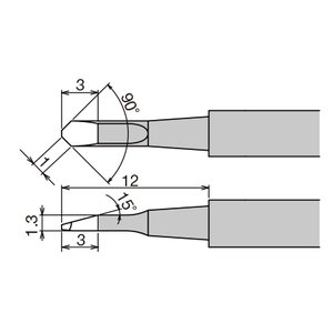 Паяльне жало Goot XST 80HRT 1C