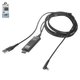 Кабель HDMI в lightning Hoco UA14, чорний, 200 см