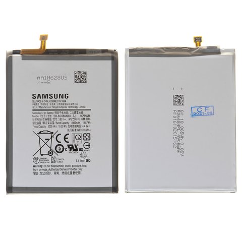 Аккумулятор EB BG580ABU для Samsung M205 Galaxy M20, M205F DS Galaxy M20, M305 Galaxy M30, M305F DS Galaxy M30, Li ion, 3,85 B, 5000 мАч, Original PRC 