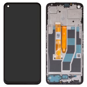 Дисплей для OnePlus Nord CE 2 Lite 5G, чорний, з рамкою, Original PRC , CPH2381, CPH2409