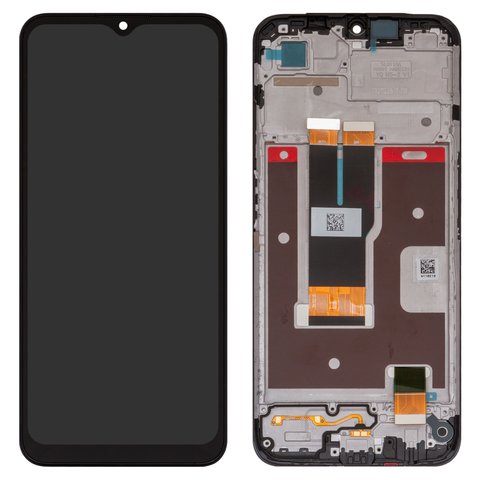 Дисплей для Realme C31, чорний, з рамкою, High Copy, RMX3501, FPC MTF065H218 A3