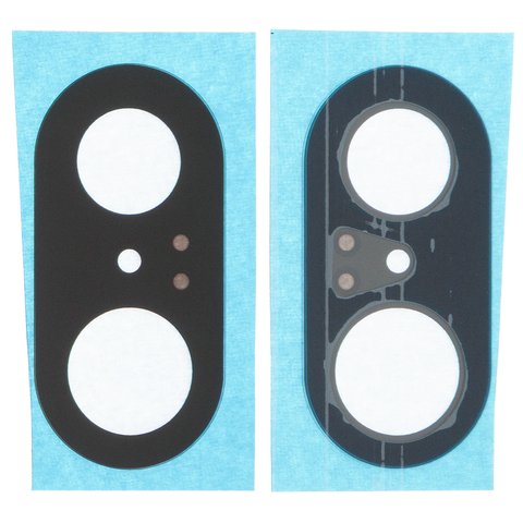 Скло камери для Google Pixel 8, чорне, без рамки