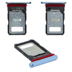 Тримач SIM карти для Motorola Edge 50 Fusion, синій, forest blue