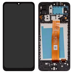 Дисплей для Samsung A125F Galaxy A12, черный, с рамкой, Box  A125F_REV0.1 FPC6509 1