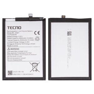 Акумулятор BL 49MT для Tecno Camon 19 Pro, Camon 19 Pro 5G, Li Polymer, 3,87 B, 5000 мАг, Original PRC 