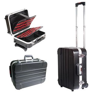 Большой кейс Pro'sKit TC-311 из твердого пластика (ABS) на колесиках и с телескопической ручкой Большой кейс Pro'sKit TC-311 из твердого пластика (ABS) на колесиках и с телескопической ручкой