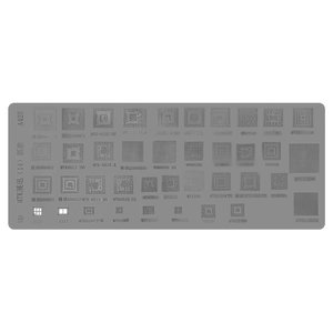 BGA-трафарет A425 для мобільного телефону China-phone universal, MT6572A, SC6825C, MT6582, MT6285, MT6575A, MT6252CA, 39 in 1 BGA-трафарет A425 для мобільного телефону China-phone universal, MT6572A, SC6825C, MT6582, MT6285, MT6575A, MT6252CA, 39 in 1