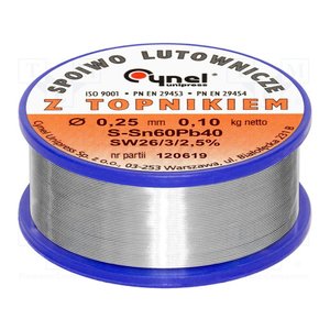 Припій Cynel LC60 0.25 0.1