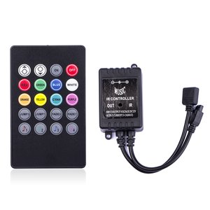 Контроллер звуковой с ИК пультом HTL-032 (RGB, 5050, 3528, 72 Вт) Контроллер звуковой с ИК пультом HTL-032 (RGB, 5050, 3528, 72 Вт)