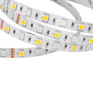 RGB+WW LED Strip SMD5050 300 LEDs, 12 V, 5 m, IP20 